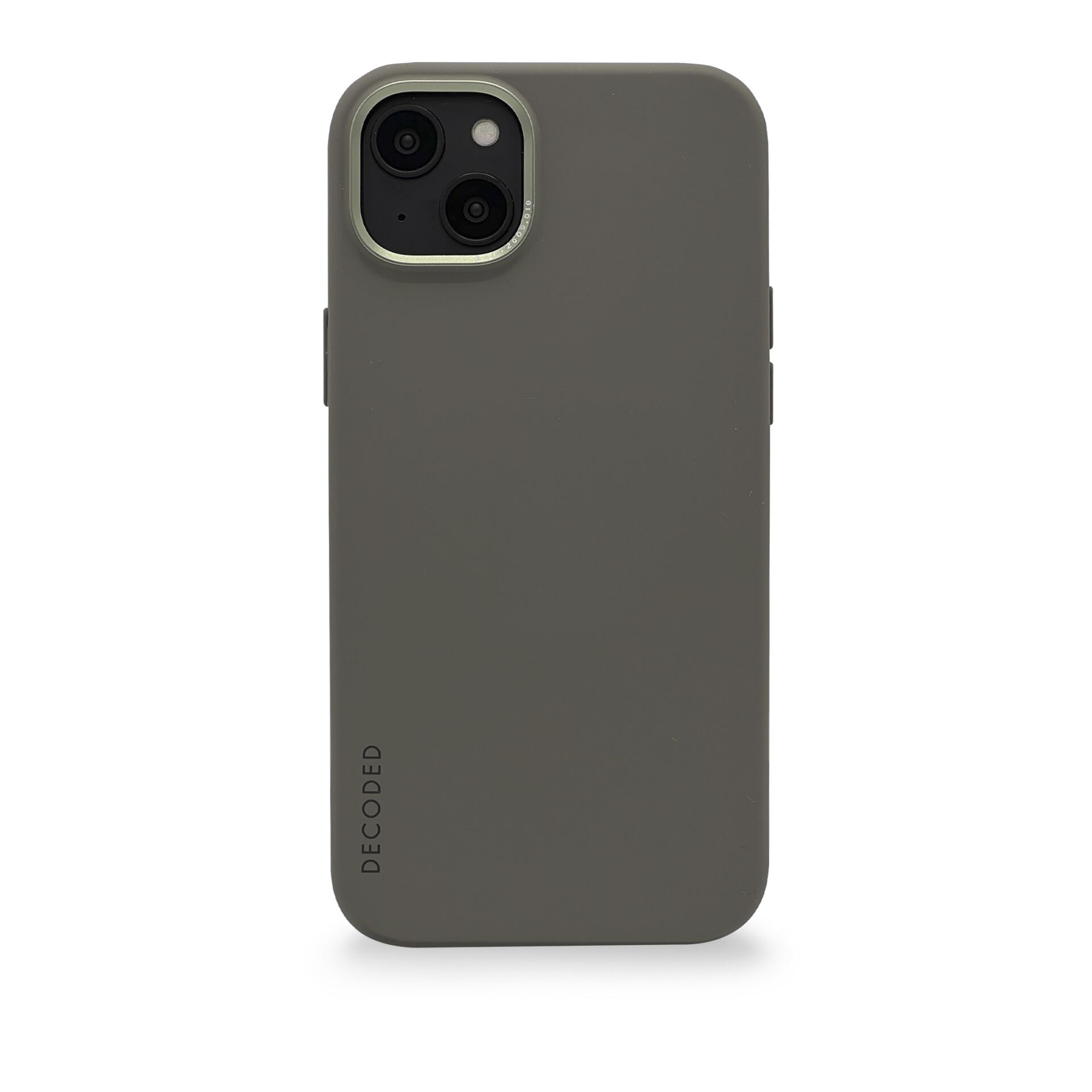 Decoded Silicone BackCover - olive - iPhone 14 Plus