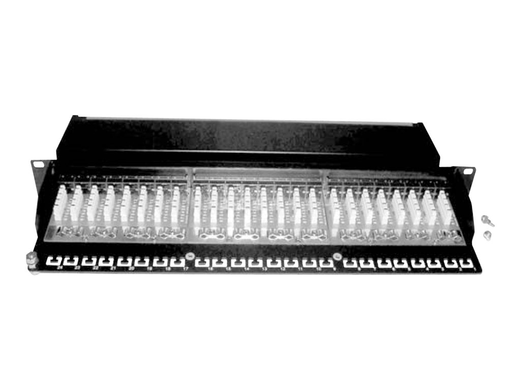 DIGITUS DN-91612SD-EA - Patch-panel - CAT 6a - RJ-45 X 12 - sort - 1U