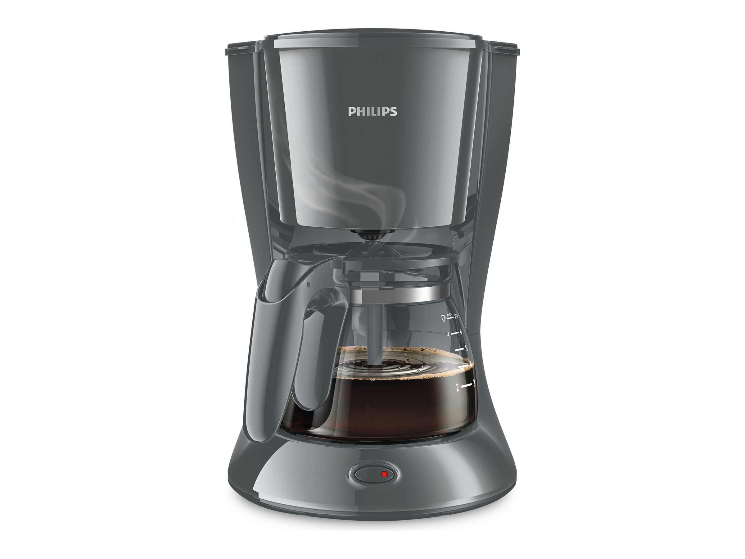 Philips Daily Collection HD7432 - Kaffemaskine - 7 kopper - mørkegrå