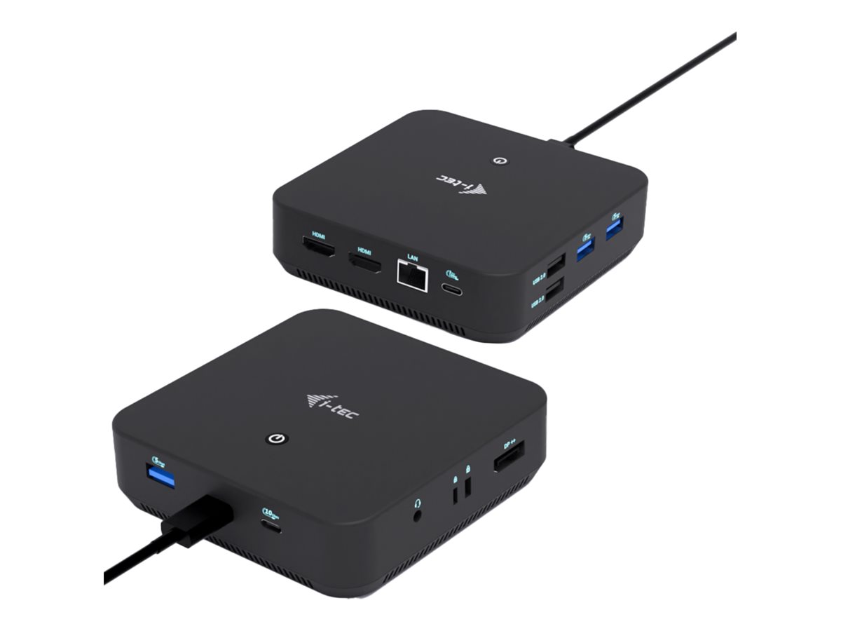 I-Tec - docking station - USB-C / USB4 / Thunderbolt 3 / Thunderbolt 4 / Thunderbolt 5 - 2 x HDMI DP++ - 1GbE