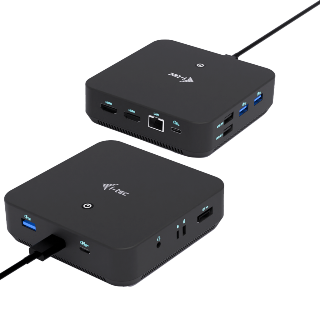 I-Tec - docking station - USB-C / USB4 / Thunderbolt 3 / Thunderbolt 4 / Thunderbolt 5 - 2 x HDMI DP++ - 1GbE