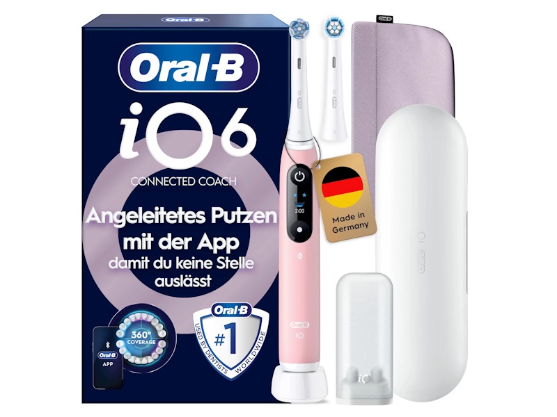 Oral-B iO Series 6 Pink Sand Luxe Edition - elektrisk tandbørste