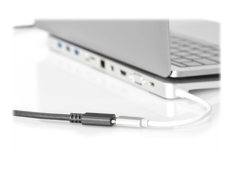 DIGITUS USB Type-C forlængerkabel 70cm Sort