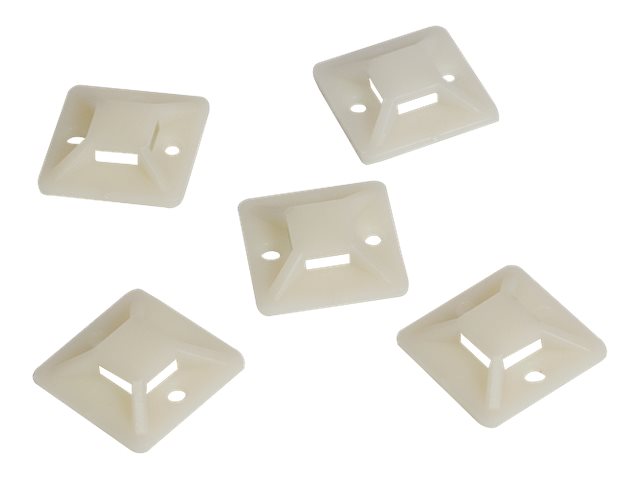 LogiLink KAB0042, Beige, Syntetisk ABS, 100 stk, 20 mm, 20 mm, 70 g