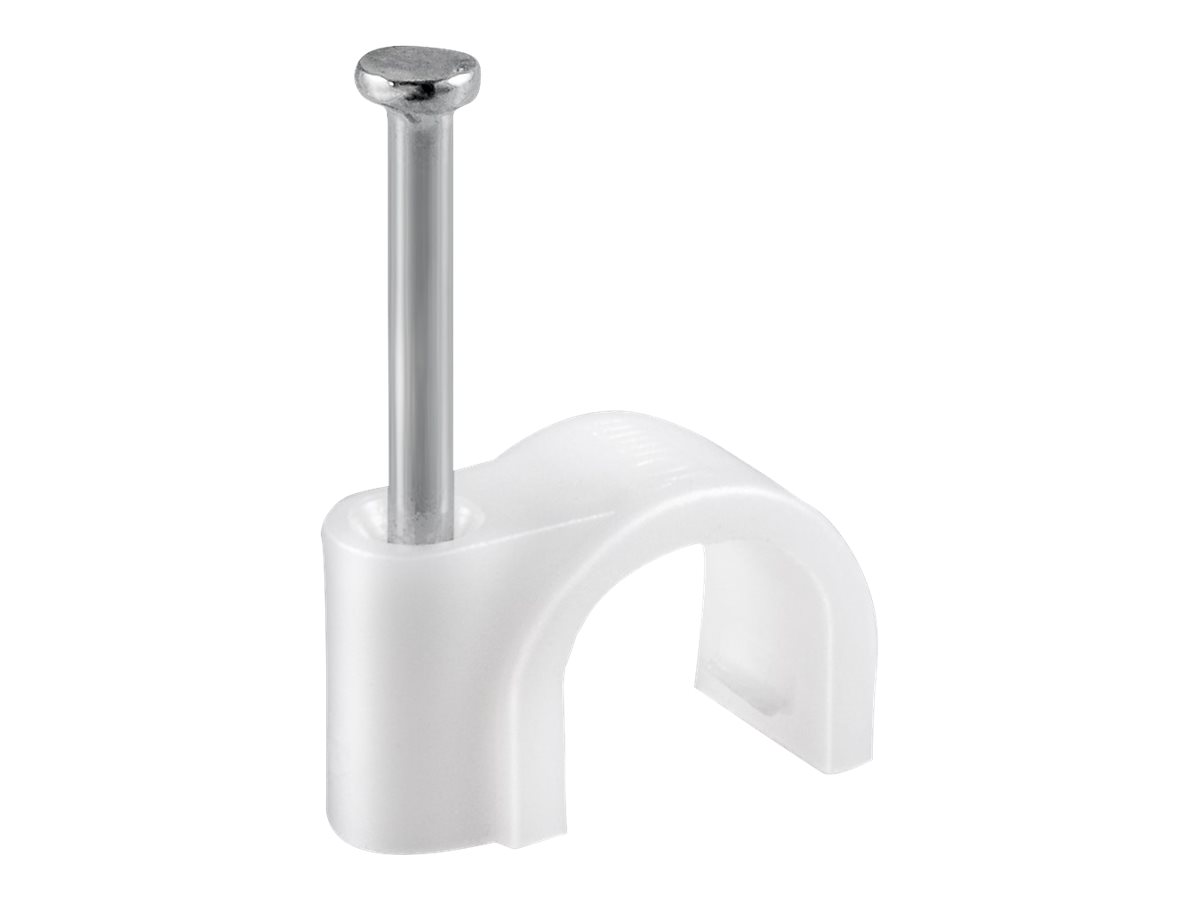 Pro Cable Clip - White - 12mm