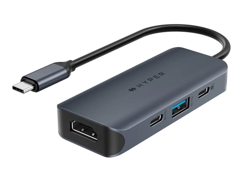 Hyper - Hyperdrive Ecosmart Gen.2 Universal Usb-c 4-in-1 Hub W 100 W Pd Power Pass-thru