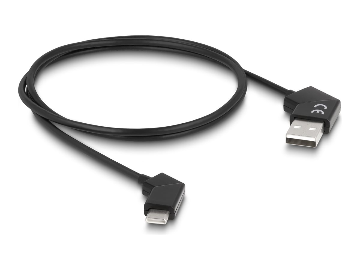 DeLOCK USB 2.0 USB Type-C kabel 1.2m Sort