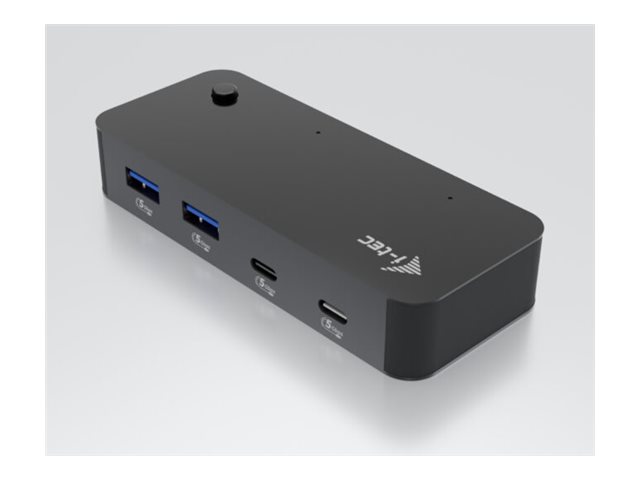 i-Tec - Hub - universel, KVM - 2 x USB-C 3.2 Gen 1 + 2 x USB 3.2 Gen 1 + 2 x SuperSpeed USB - desktop