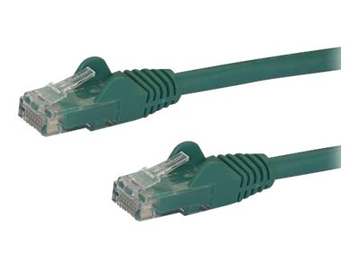 StarTech.com 1m CAT6 Cable - Green Snagless CAT 6 Wire - 100W RJ45 UTP 650MHz Category 6 Network Patch Cord UL/TIA (N6PATC1MGN) CAT 6 Ikke afskærmet