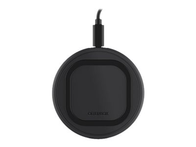 OtterBox Wireless Charging Pad 10W + EU Wall Charger 18W + USB A-Micro USB Cable - black