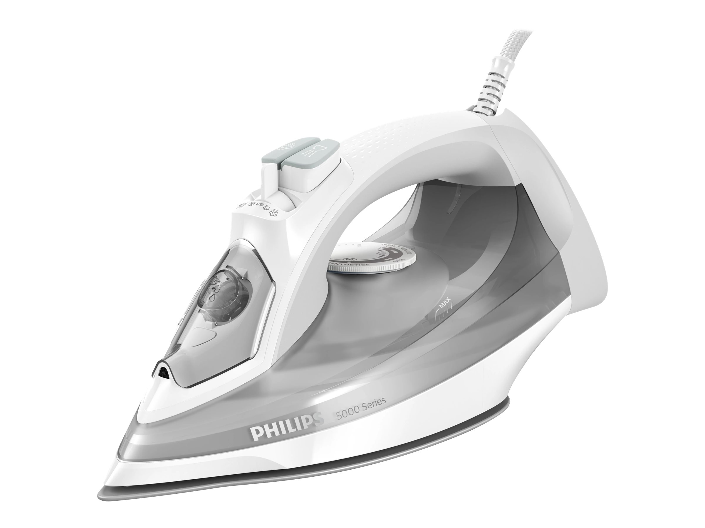 Philips 5000 series DST5010 - Dampstrygejern - såleplade: SteamGlide Plus - 2400 W