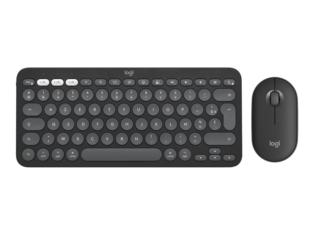 Logitech Pebble 2 Combo for Mac Tastatur og mus-sæt Saks Trådløs