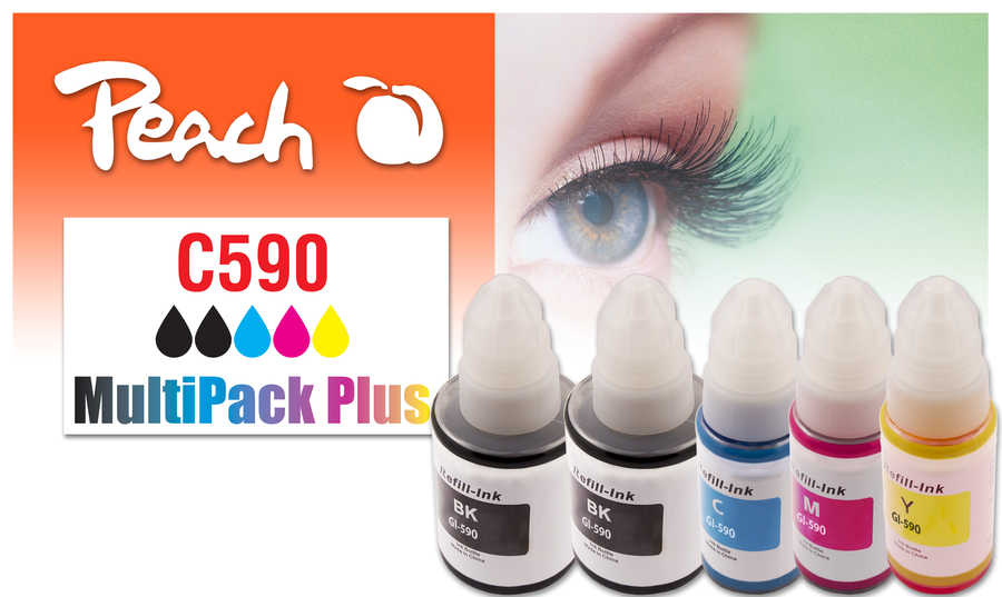 Peach 321339 Sort, Cyan, Magenta, Gul