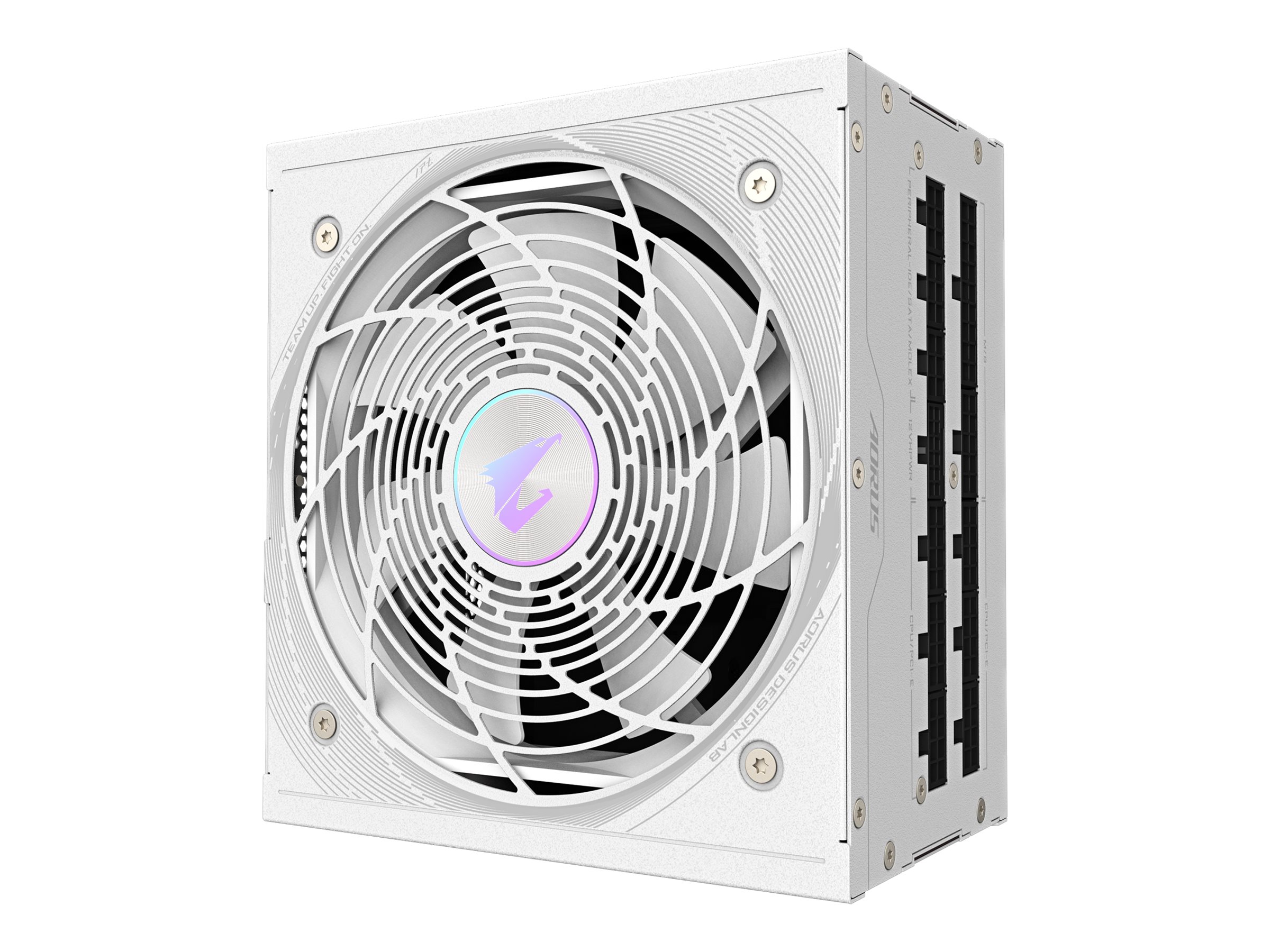 AORUS ELITE AE1000PM PG5 ICE - Strømforsyning (intern) - ATX12V 3.0/ EPS12V - 80 PLUS Platinum - AC 100-240 V - 1000 Watt - aktiv PFC