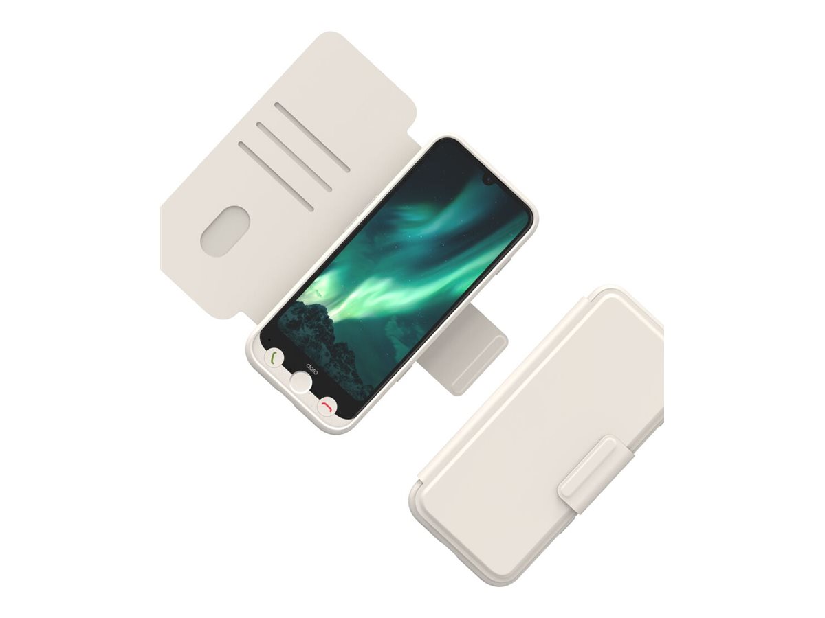 Doro Plånboksfodral Aurora A31 Ben-vit