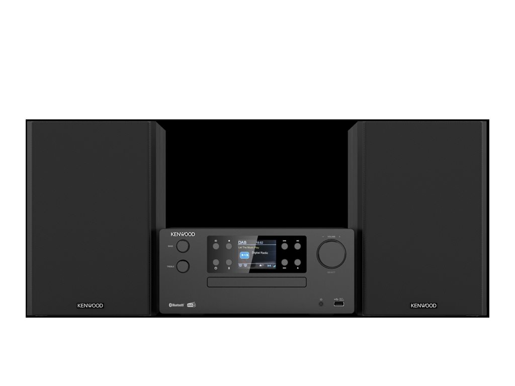 Kenwood M-925DAB-B DAB radio Cd / MP3-afspiller Digital afspiller Radio Bluetooth-audiomodtager 100Watt