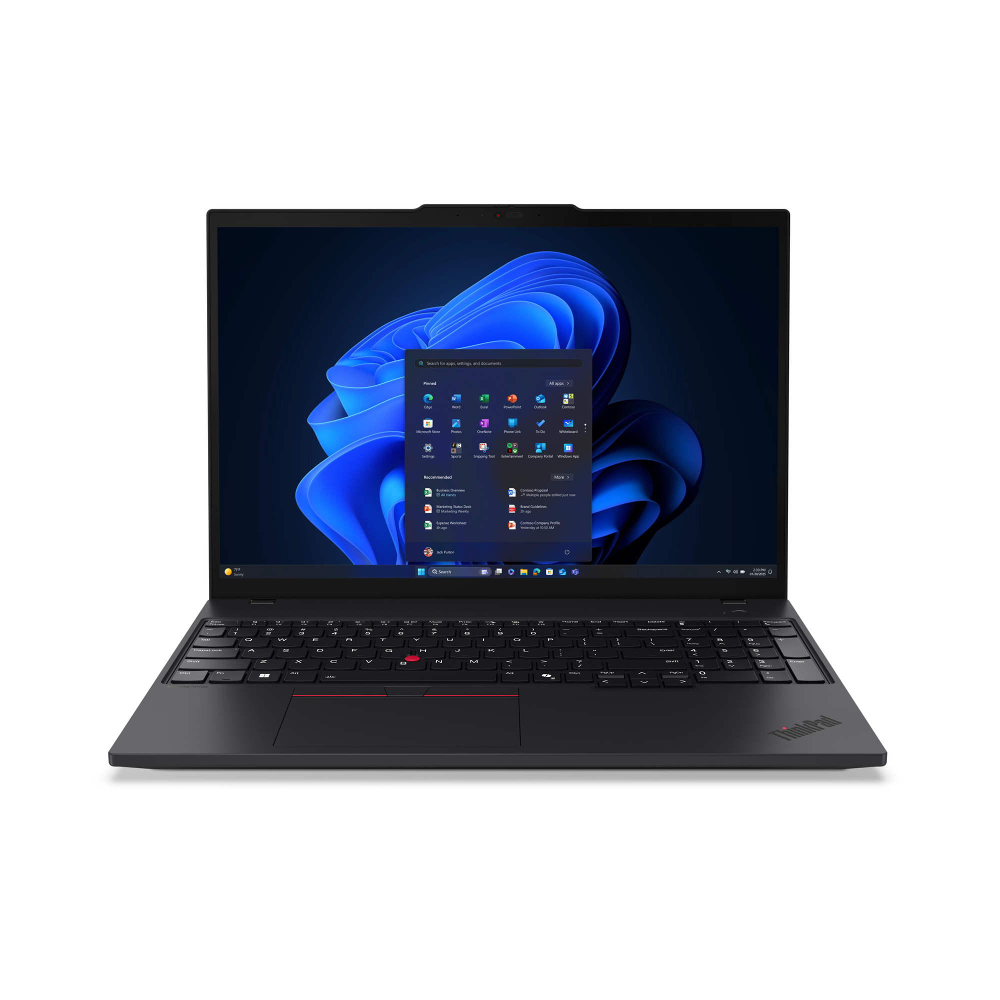 Lenovo ThinkPad T16 Gen 4 (Intel) 16" 1920 x 1200 (WUXGA) 255U 32GB 1TB Intel Graphics Windows 11 Pro