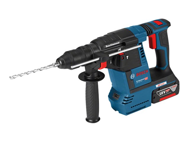 Bosch GBH 18V-26 F Professional - Roterende hammer - ledningfri - SDS-plus - 2.6 Joule - 2 batterier - 18 V