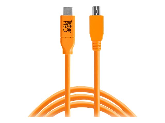 Tether Tools TetherPro - USB-C cable - 24 pin USB-C to Micro-USB Type B - 4.6 m