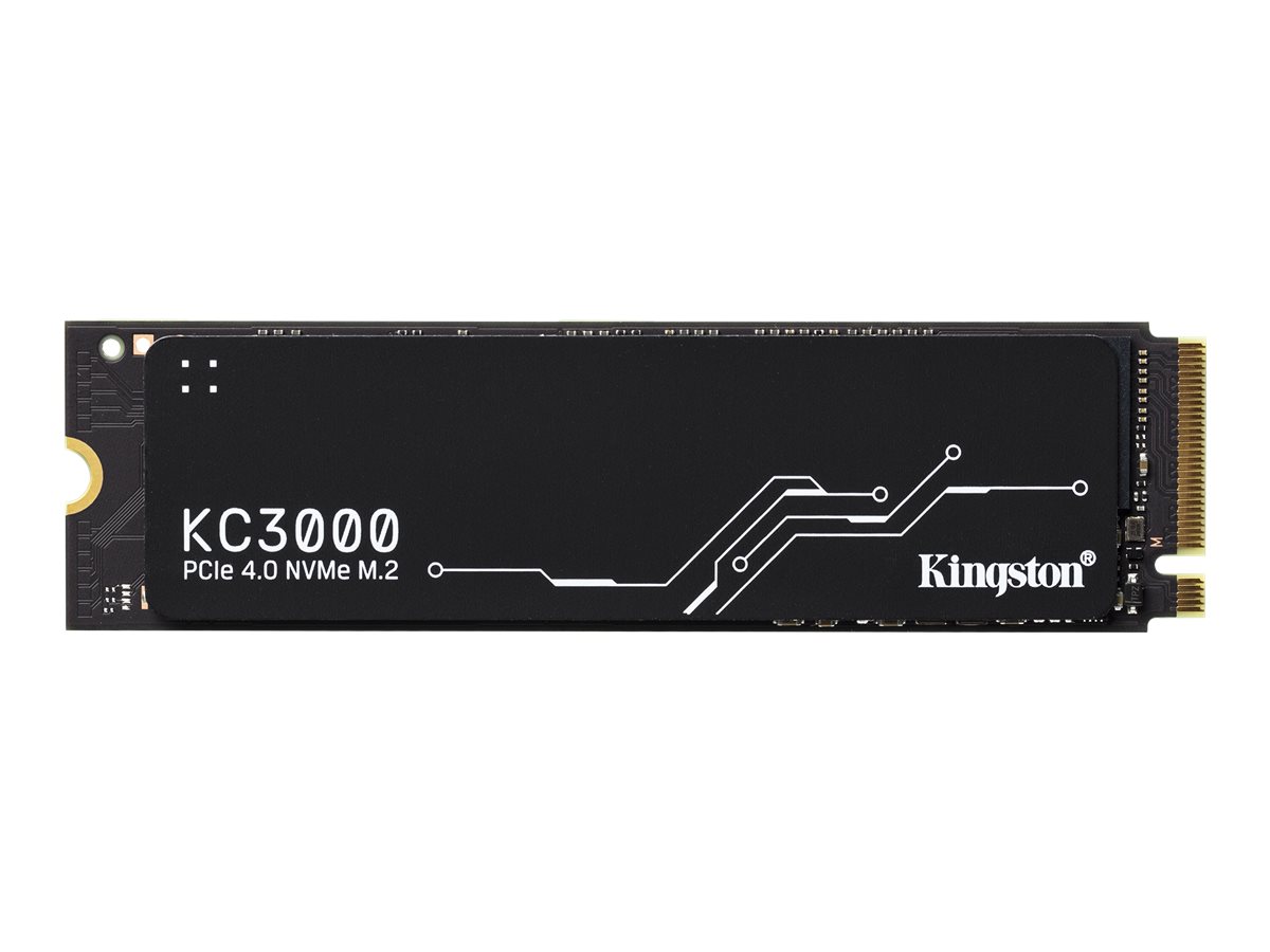 Kingston | KC3000 - SSD - 512 GB - intern - M.2 2280 - PCIe 4.0 (NVMe)