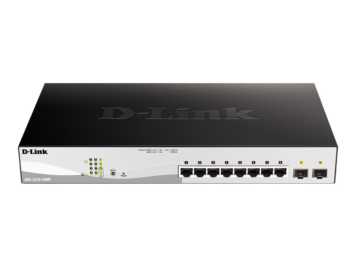 D-Link DGS 1210-10MP Switch 10-porte Gigabit PoE+