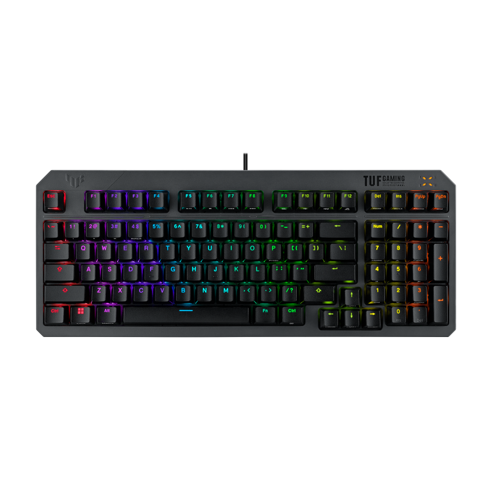 ASUS TUF Gaming K3 Gen II Tastatur Optomekanisk nøglekontakt Optomekanisk nøglekontakt RGB RGB Kablet Kablet Fransk Fransk