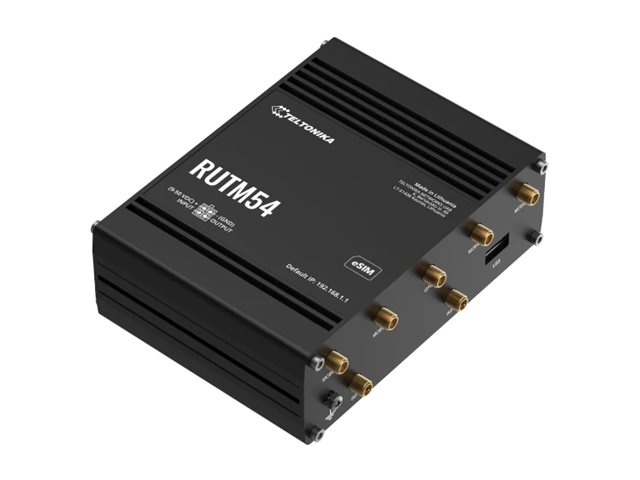 Teltonika RUTM54 - wireless router - WWAN - Wi-Fi 5 - 5G 4G 3G - desktop - Wireless router 802.11a/b/g/n/Wi-Fi 5 Wave 2