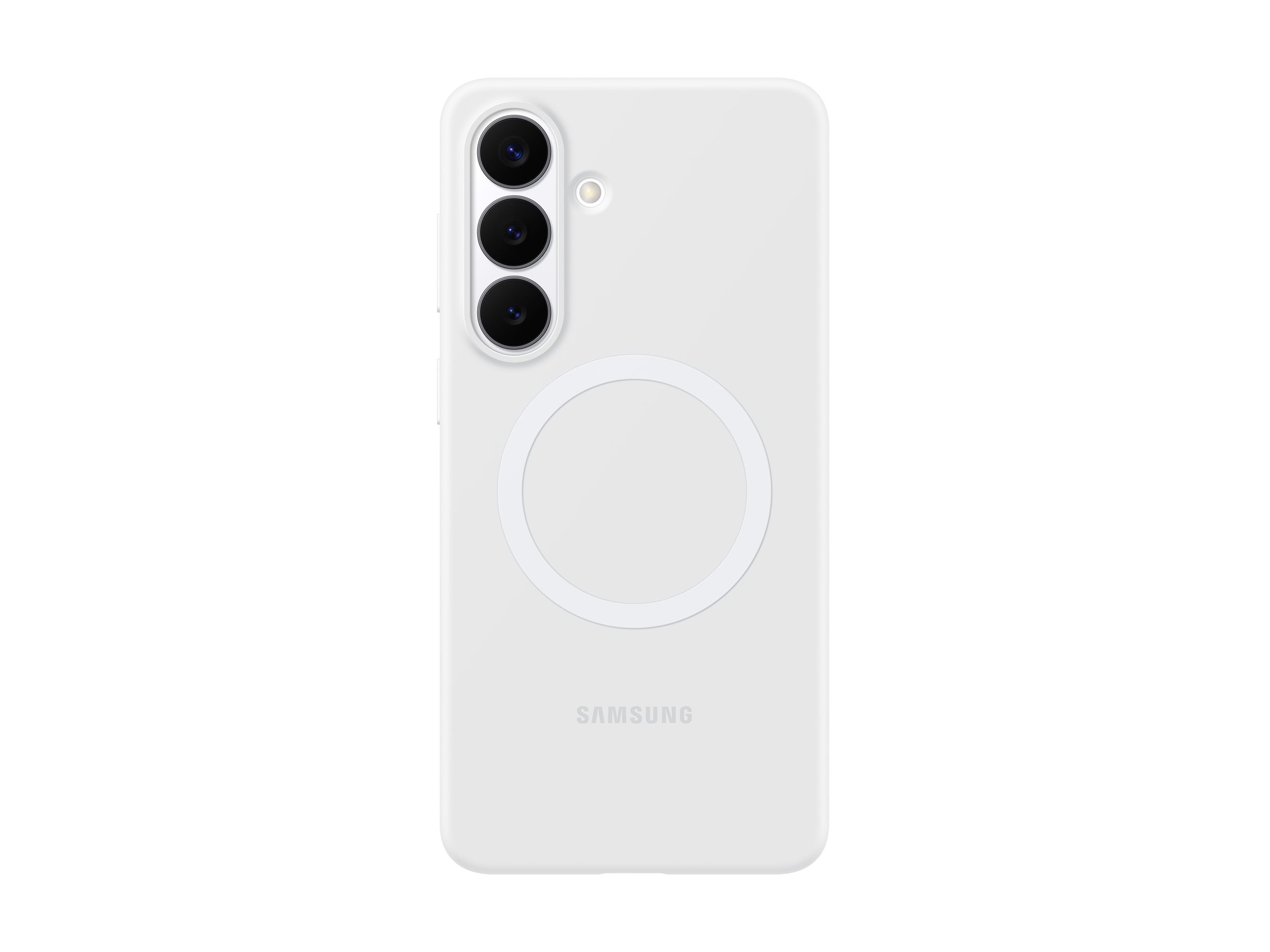Samsung Galaxy S26+ Silicone Magnet Case - White