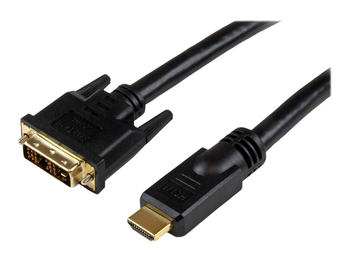 HDMI kabel til DVI - Startech - 5 m - sort