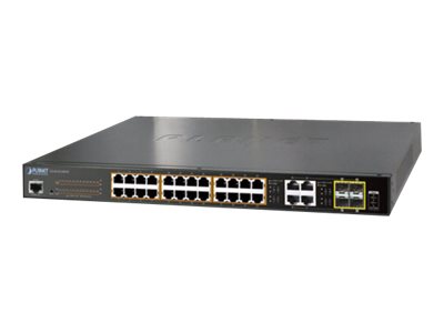 PLANET GS-4210-24P4C Switch 24-porte Gigabit PoE+