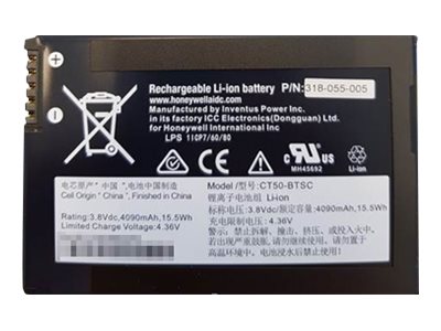 Honeywell CT50-BTSC Batteri til håndmodel Li-ion 4020mAh