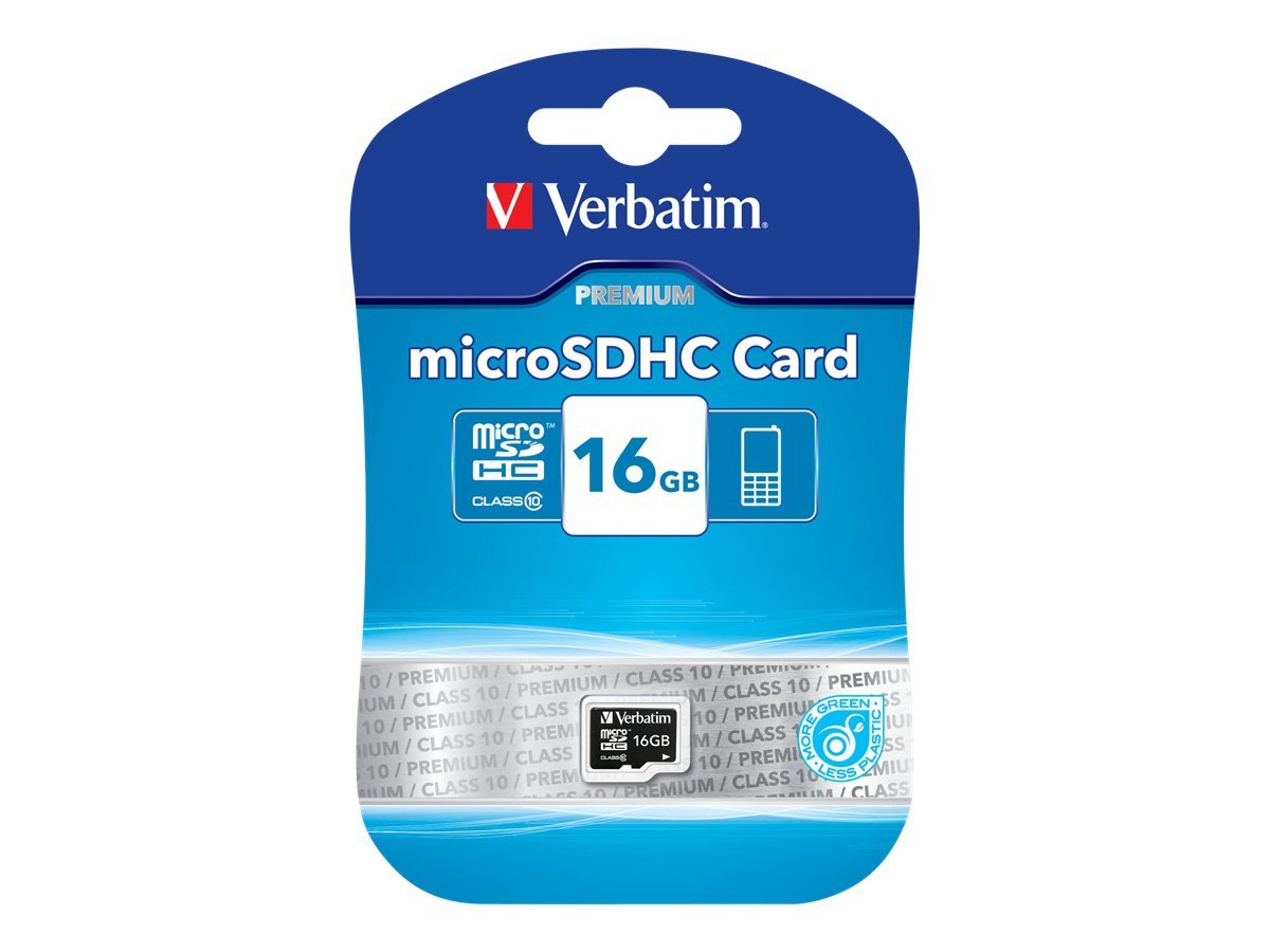 Verbatim Premium MicroSD - 80MB/s - 16GB