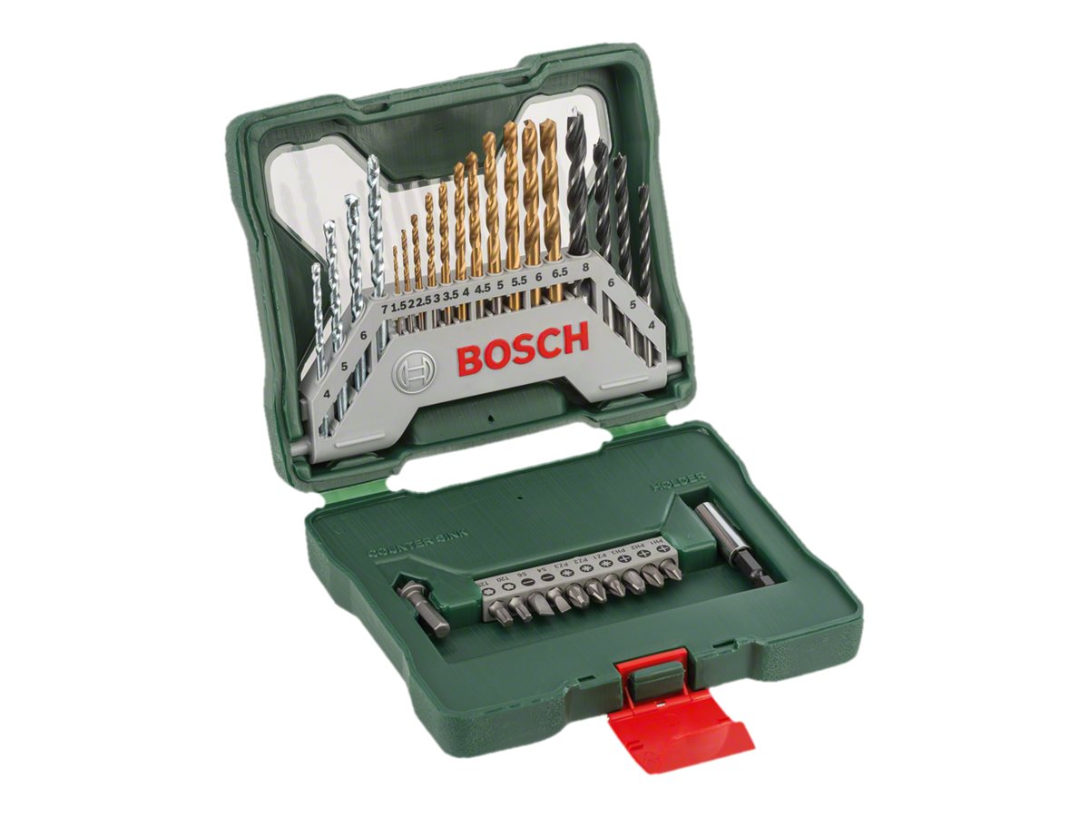 Bosch Bor/bitssæt X-line 30 Dele I Kuffert - 2607019324
