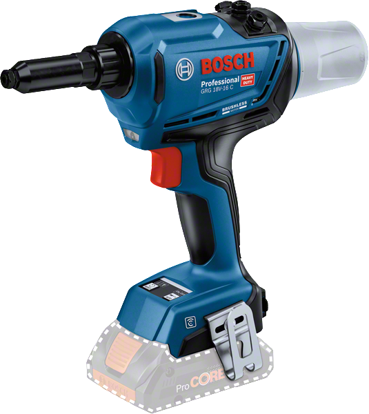 Bosch GRG 18V-16 C Professional Nittemøtrikpistol 18V Batteri og lader ikke inkluderet