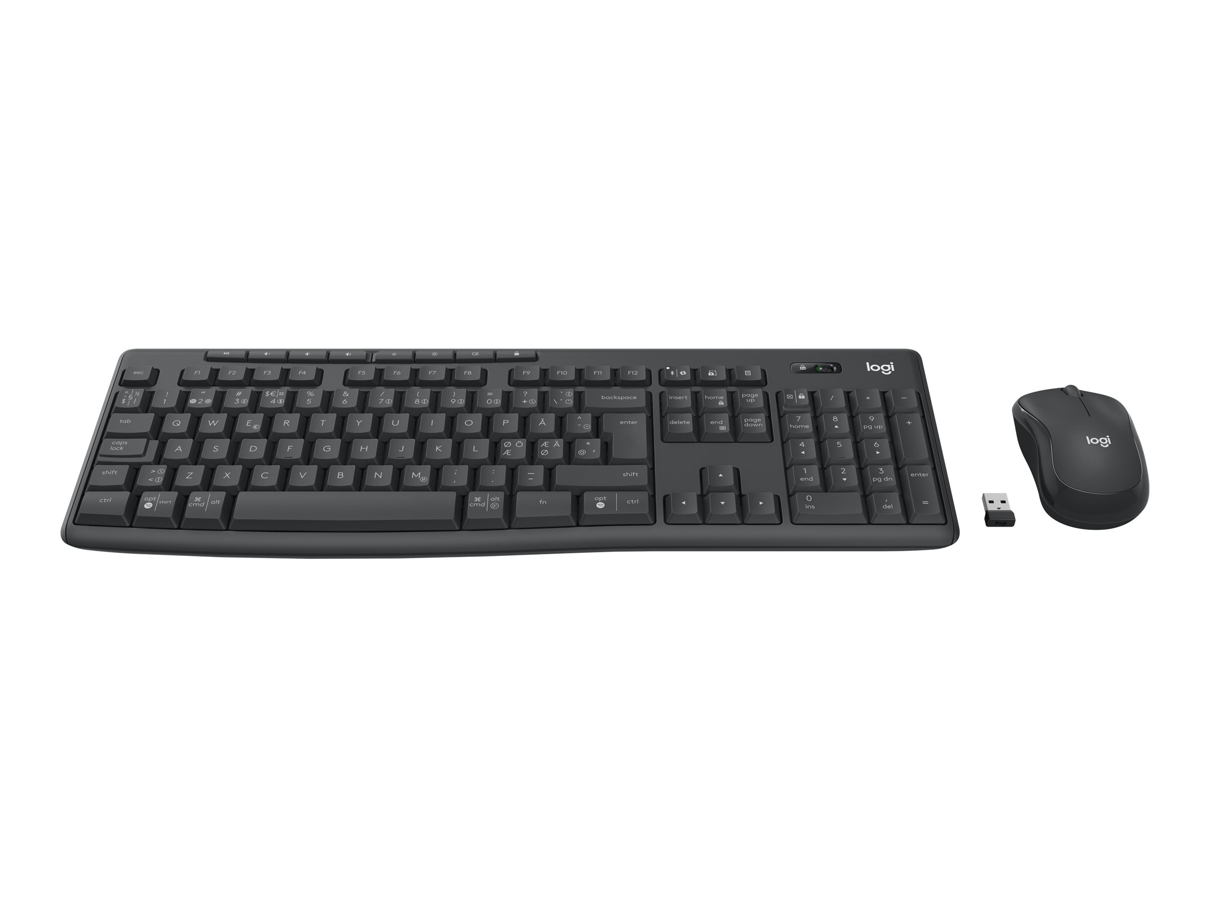 Logitech MK370 Combo for Business Tastatur og mus-sæt Membrane / plunger Trådløs