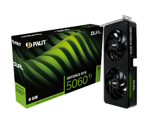Palit GeForce RTX 5060 Ti DUAL - 8GB GDDR7 RAM - Grafikkort