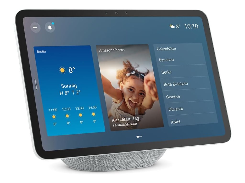 Amazon Echo Show 8 - Smart display - LCD 8.7 - trådløs - Wi-Fi 6, Bluetooth - App-kontrolleret - hvid