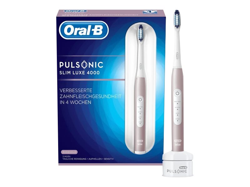 Oral-B Pulsonic Slim Luxe 4000 Tandbørste Sølv
