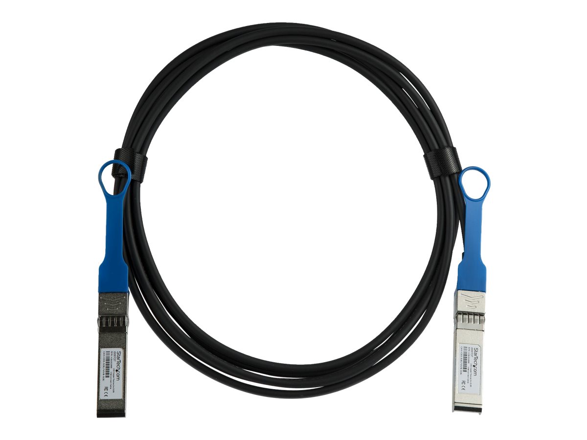 StarTech.com 3m 10G SFP to SFP Direct Attach Cable for HPE JD097C - 10GbE SFP Copper DAC 10 Gbps Low Power Passive Twinax Dobbelt-axial 3m