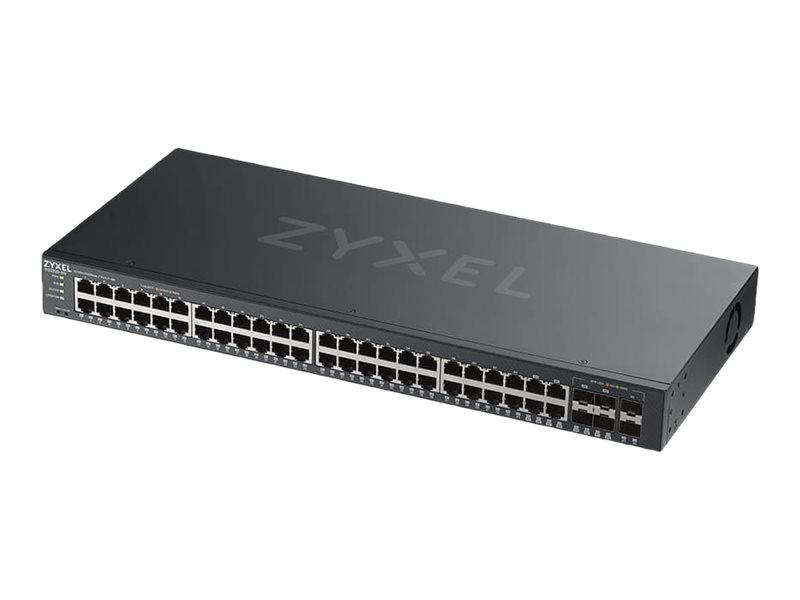 ZYXEL GS2220-50 44-ports Gigabit L2 Switch med 4 Gigabit combo porte og 2 Gigabit SFP porte (inkl 1
