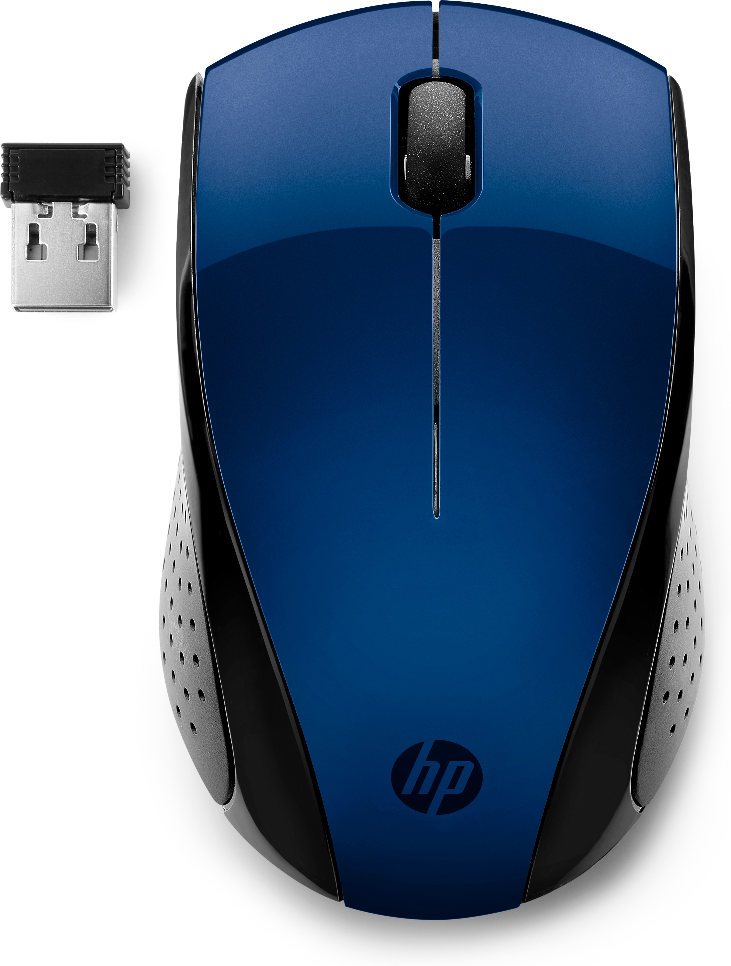 HP 220 - Mus - 3 knapper - trådløs - 2.4 GHz - trådløs modtager (USB) - blå - CTO - for HP 27  ENVY Laptop 13, 17  Laptop 14, 15  Pavilion Laptop 14, 15  Pavilion x360 Laptop