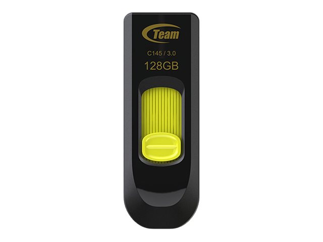 Team Color Series C145 128GB USB 3.0 USB stick Sort Gul