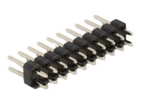 Delock-hanstik 10-polet, pitch 2,54 mm, 2-rækket, lige, 5 stk