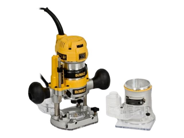 DeWALT D26204K - Dyk/fast base-router - 900 W - spændepatron 8 mm