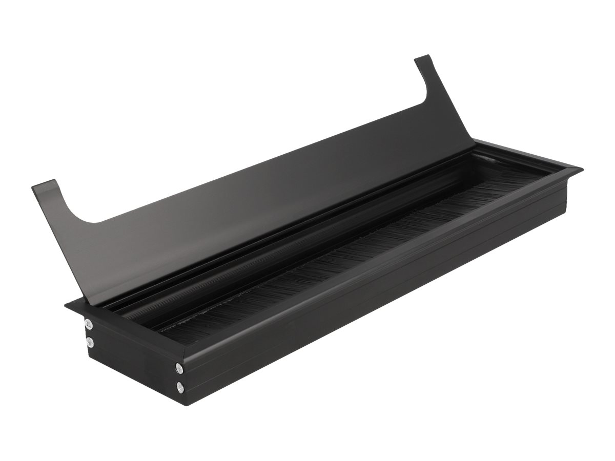 Delock - kabelskive - sort