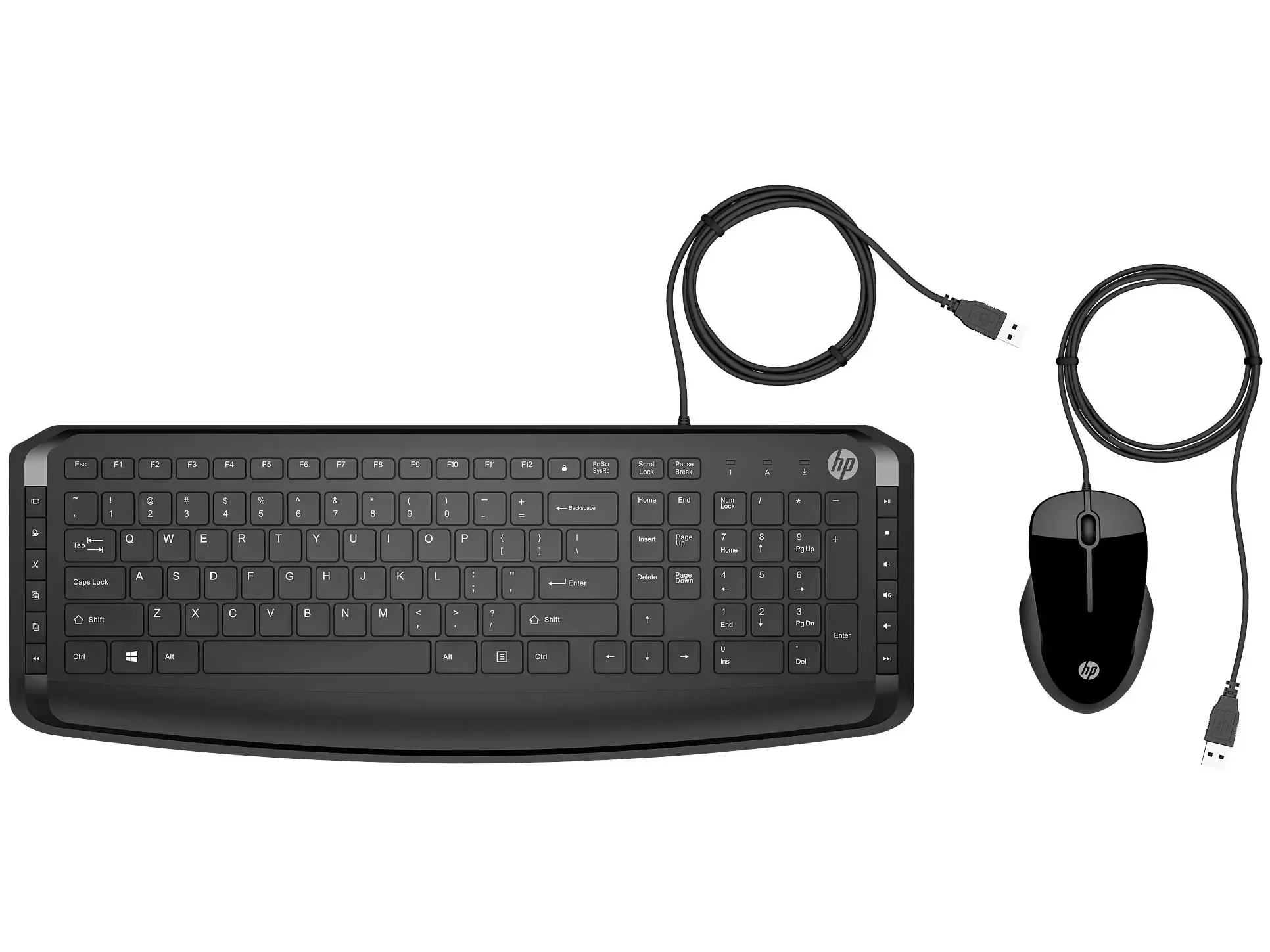 HP Pavilion 200 - Sæt med mus og tastatur - USB - sort - for HP 21, 22, 24, 27  Pavilion 24, 27, TP01