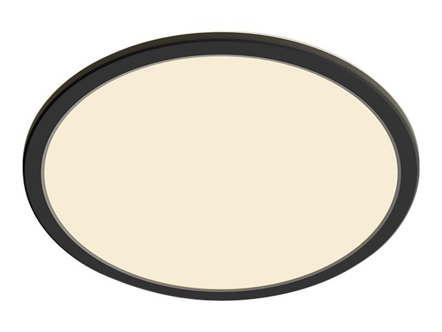 Philips Superslim Funktionel LED Loftlampe i sort metal/plastik - CL550 RD 15W 27K B WVIP4406 Rustfritstål