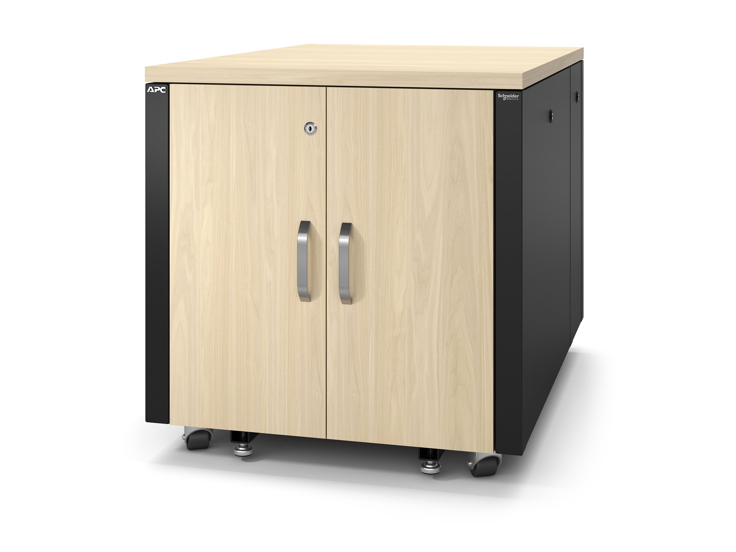 APC AR4012A NetShelter Soundproof 12U Server Rack Enclosure Maple