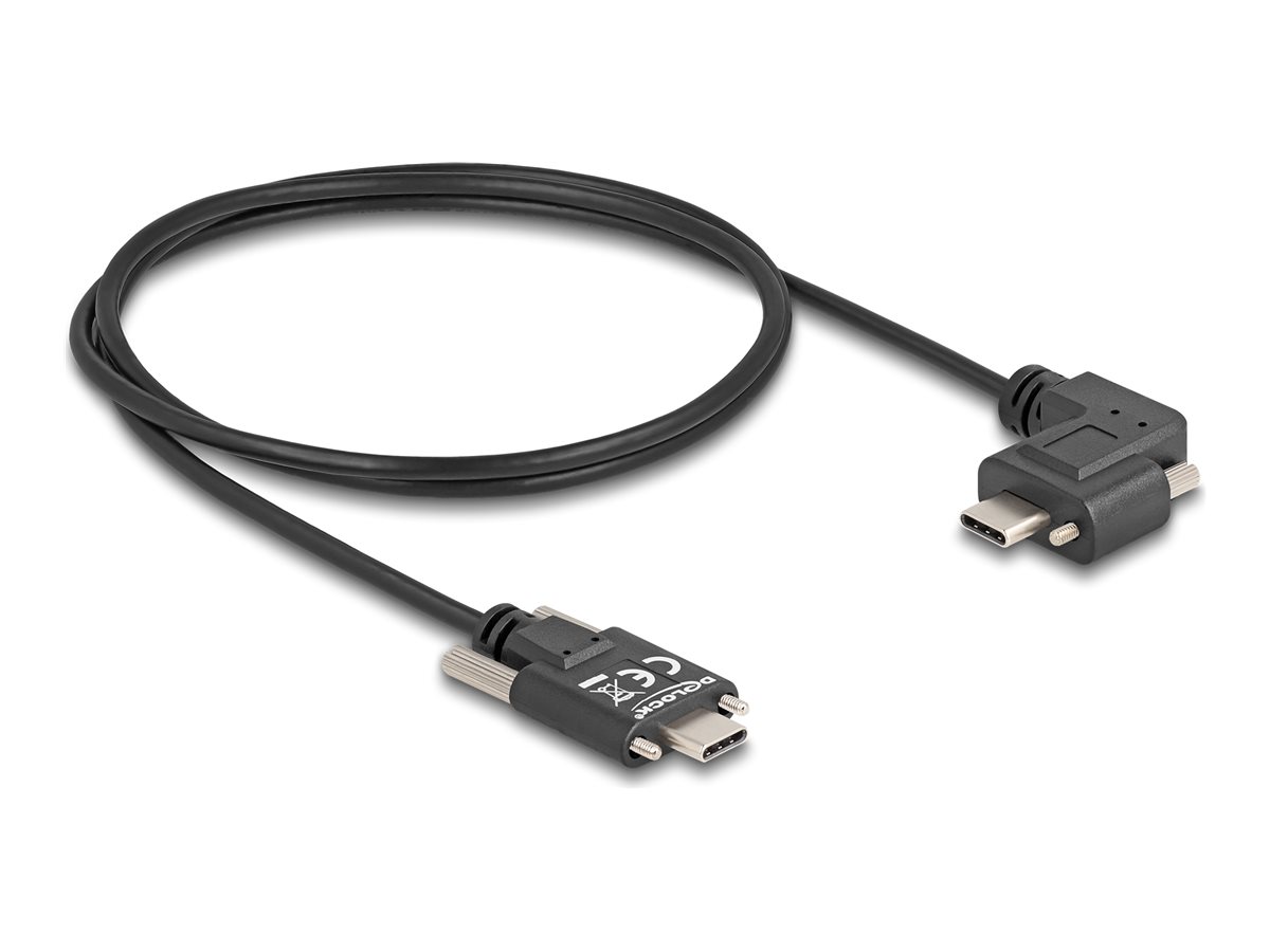 DeLOCK USB 2.0 USB Type-C kabel 1m Sort