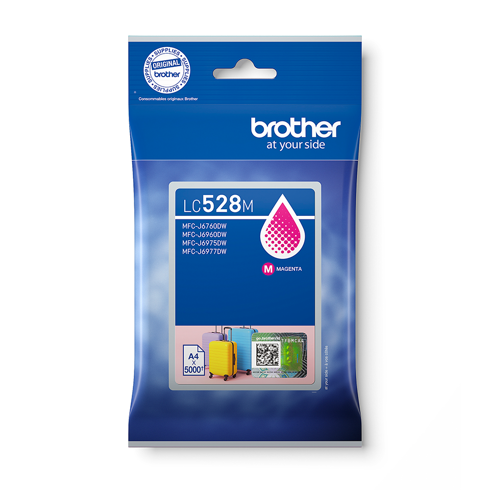 Brother LC528M - magenta - original - ink cartridge